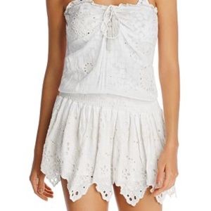 Surf Gypsy Eyelet Smocked Dress / Cover up